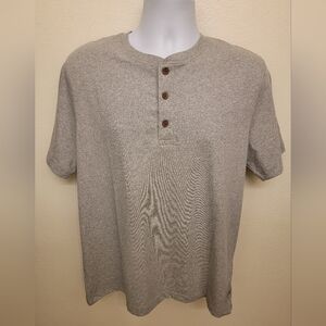 NWT Tailor Vintage Men's Short Sleeve Shirt with Front Buttons